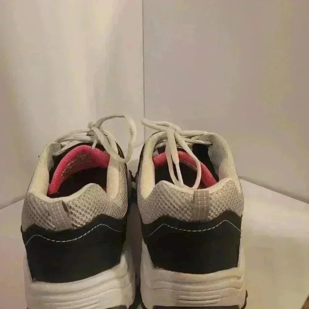 Champion Women Walking Shoes Sneakers Size 8 1/2W - Black Pink - Picture 4 of 6